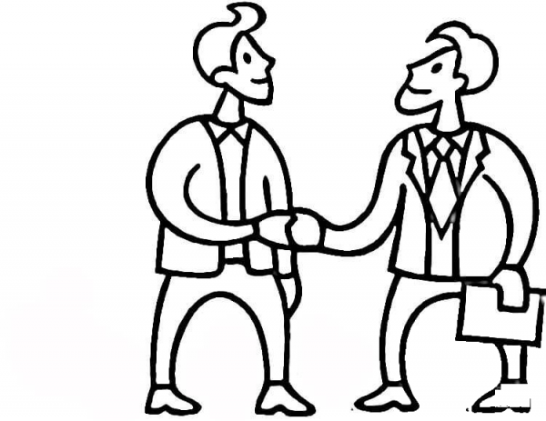 Cooperation  coloring page image