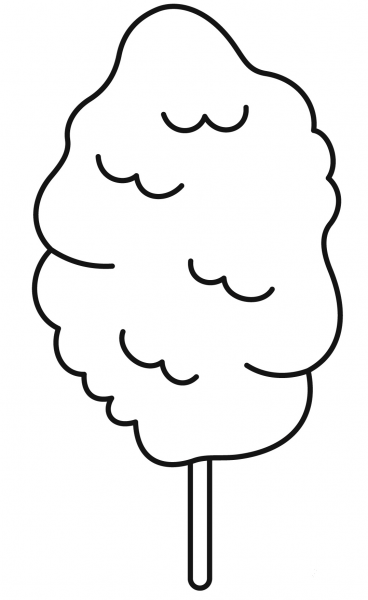 Cotton Candy coloring page image