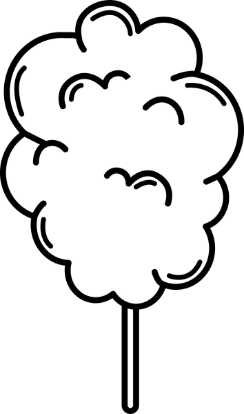 Cotton Candy coloring page image