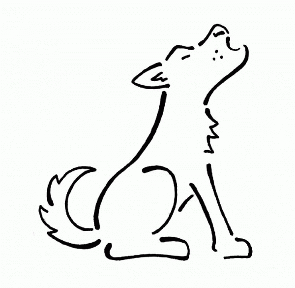 Coyote 5 coloring page image