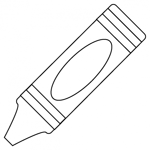 Crayon Emoji coloring page image