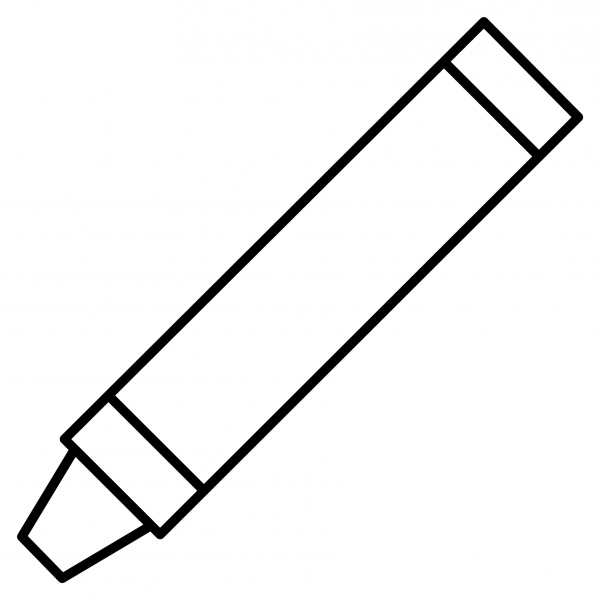 Crayon Emoji coloring page image