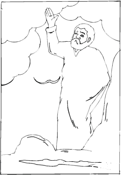 Creation Story  coloring page image