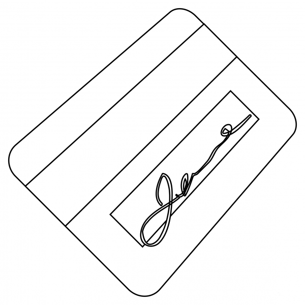 Credit Card coloring page image