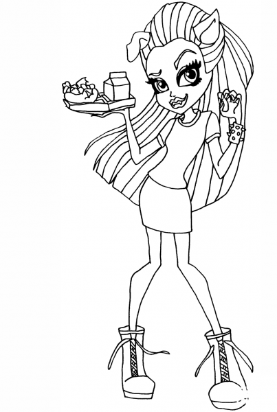 Creepetaria Howleen coloring page image