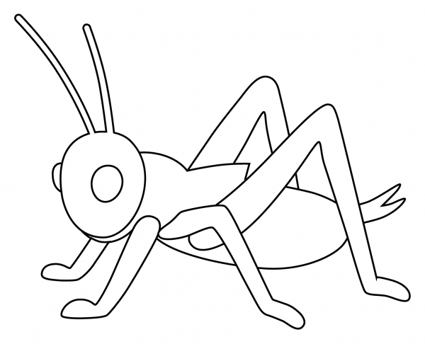 Cricket Emoji coloring page image