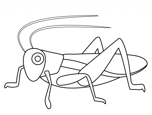 Cricket Emoji coloring page image