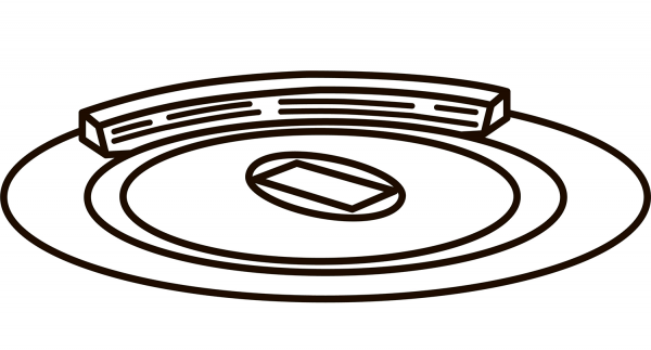 Cricket Stadium coloring page image