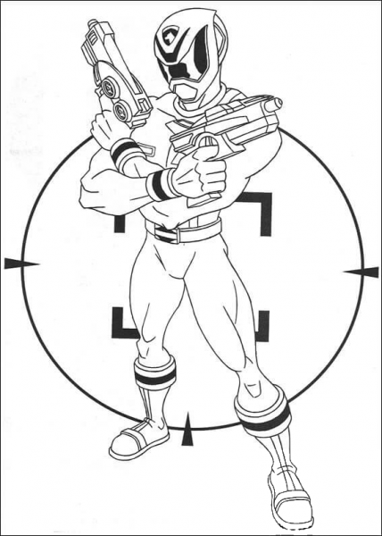 Crime Kicker Is A Target  coloring page image