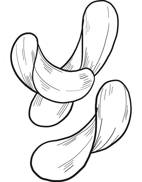 Crisps  coloring page image