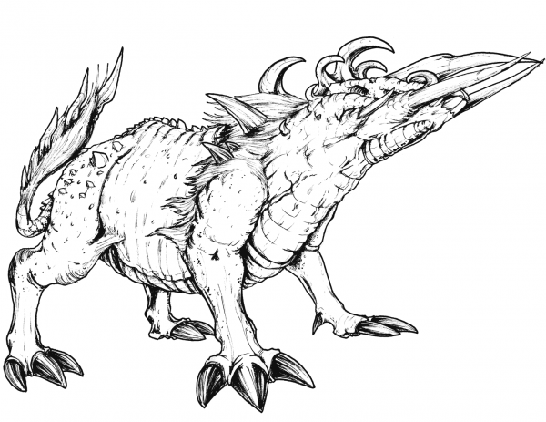 Cromm Yani coloring page image