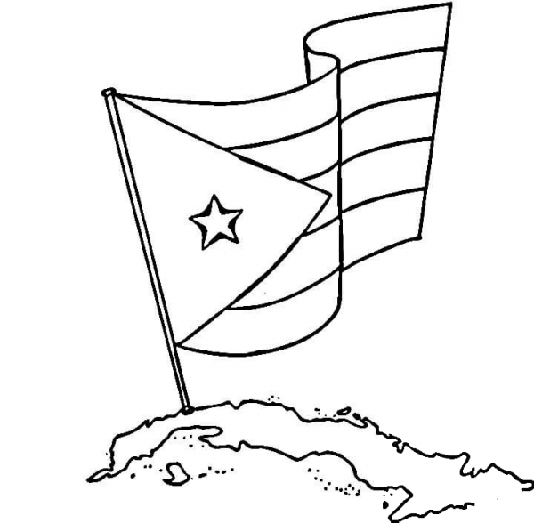 Cuba  coloring page image