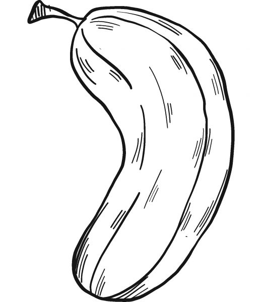 Cucumber coloring page image