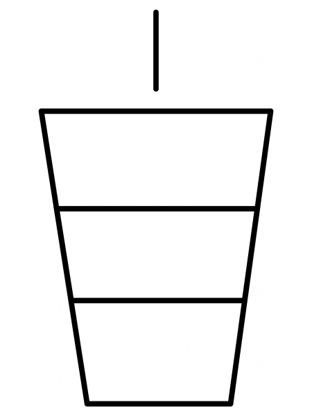 Cup with Straw Emoji coloring page image