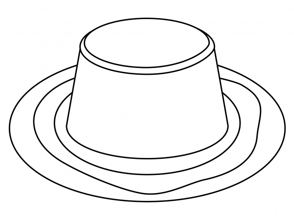 Custard coloring page image