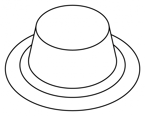 Custard Emoji coloring page image