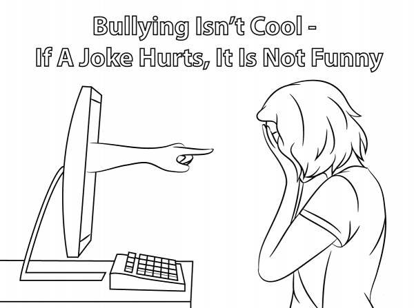 Cyber Bullying coloring page image