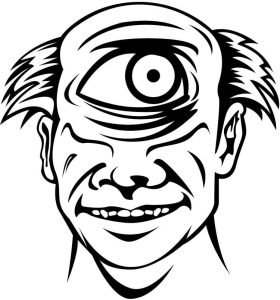 Cyclop coloring page image