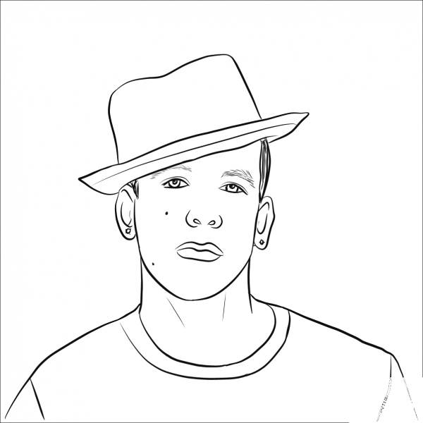 Daddy Yankee coloring page image