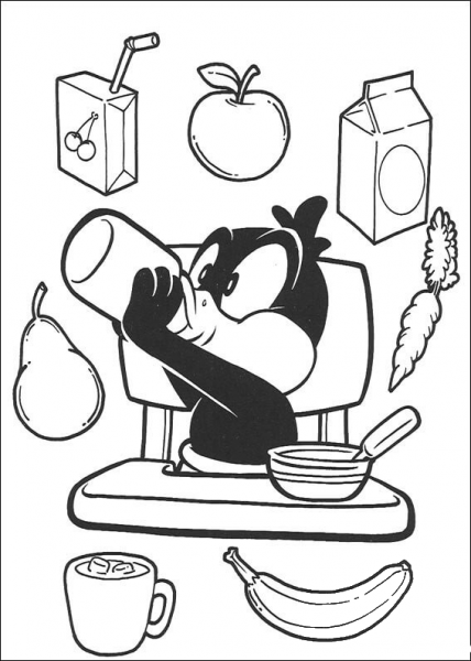 Daffy  coloring page image