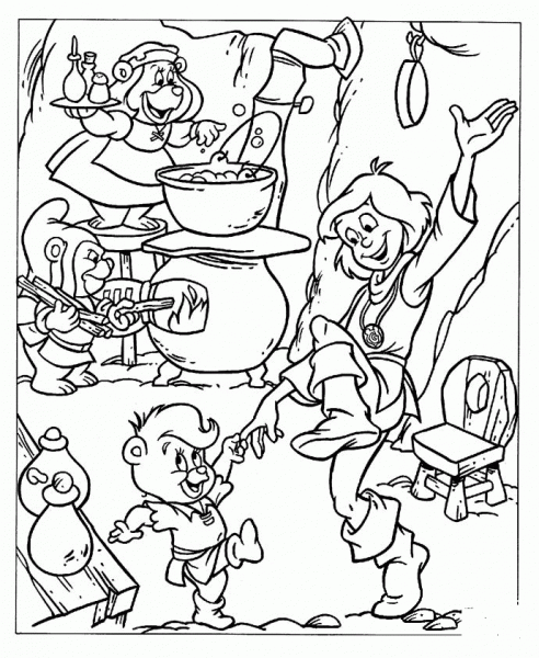 Dancing with Cavin coloring page image