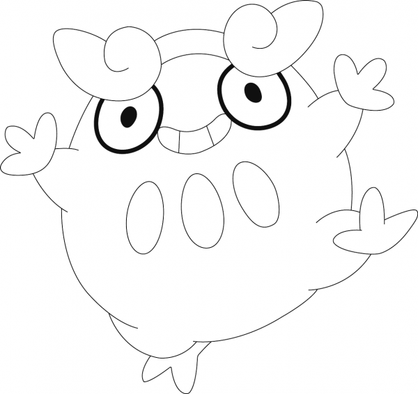 Darumaka Pokemon coloring page image