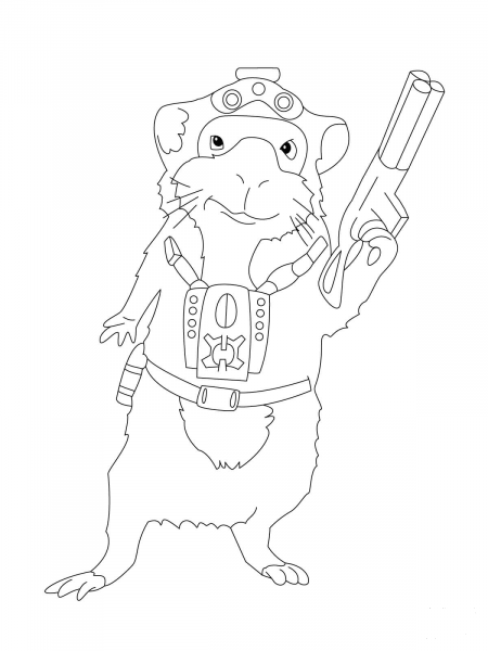 Darwin  coloring page image