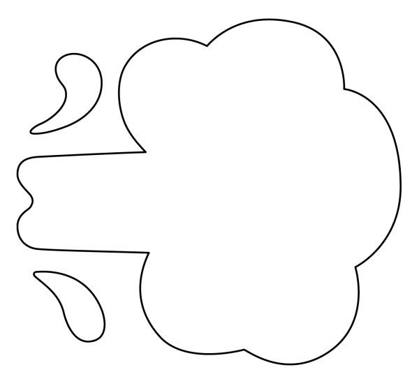 Dashing Away Emoji coloring page image