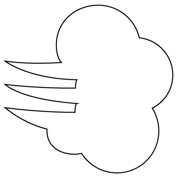 Dashing Away Emoji coloring page image