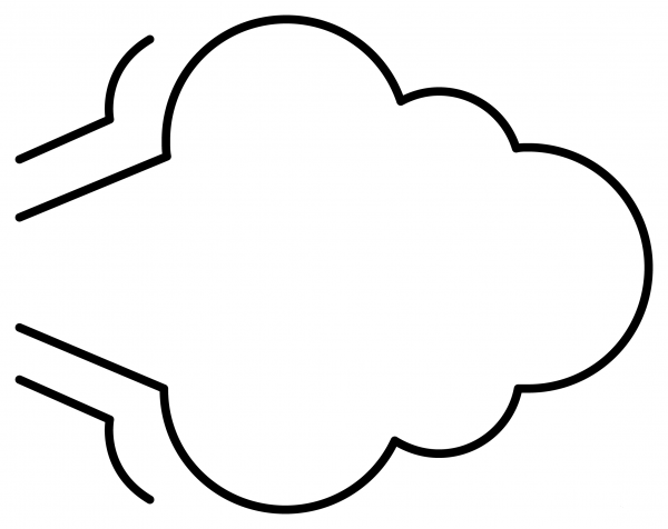 Dashing Away Emoji coloring page image