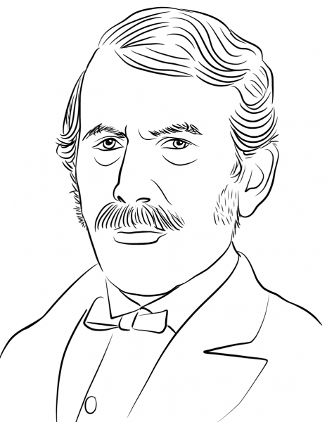 David Livingstone coloring page image