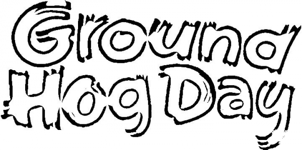 Day of Groundhog  coloring page image