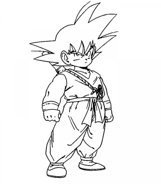 Dbz  coloring page image