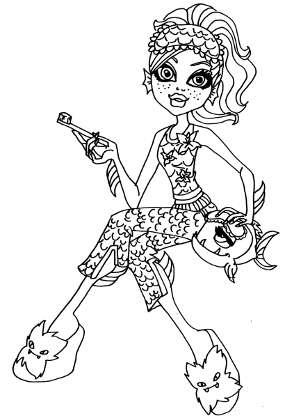 Dead Tired Lagoona Blue coloring page image