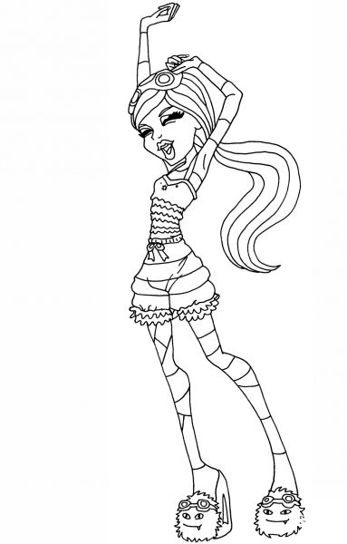 Dead Tired Robecca coloring page image