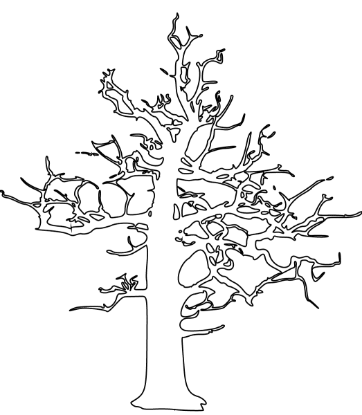 Dead Tree coloring page image