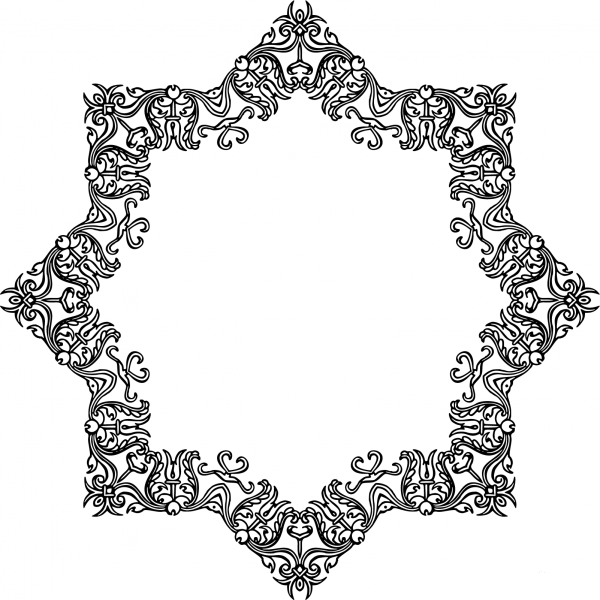 Decorative Divider coloring page image