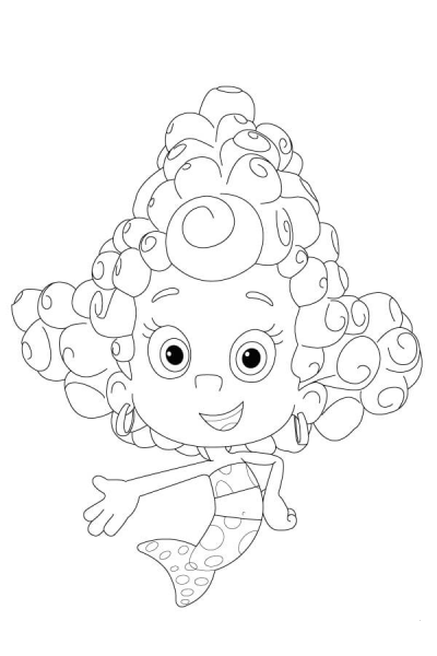 Deema coloring page image