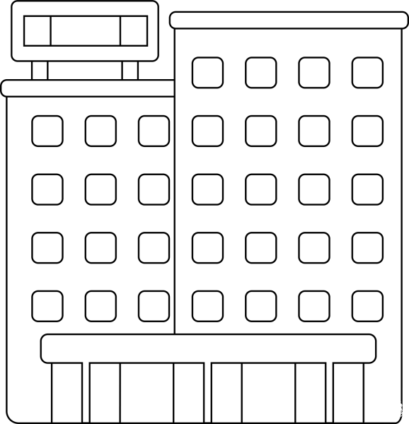 Department Store Emoji coloring page image