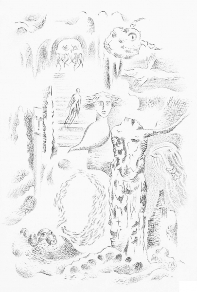 Design for Urne Buriall Ghosts coloring page image