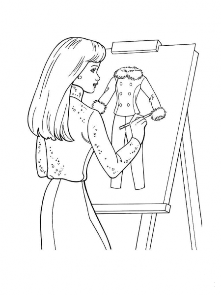 Design Of Clothes  coloring page image