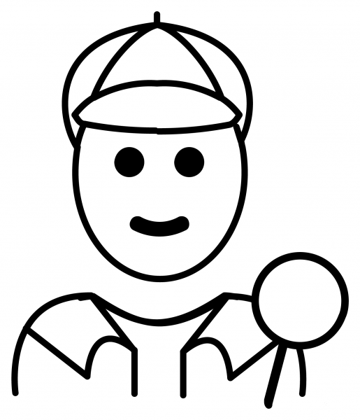 Detective Emoji coloring page image