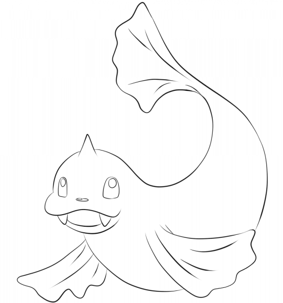 Dewgong coloring page image