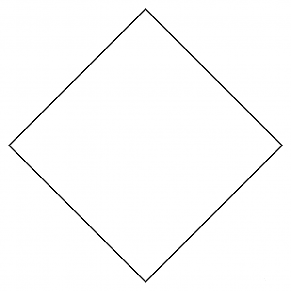 Diamond Suit coloring page image