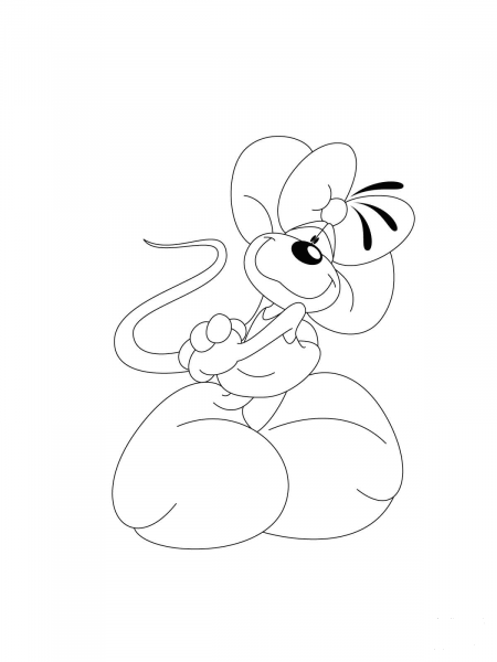 Diddlina coloring page image