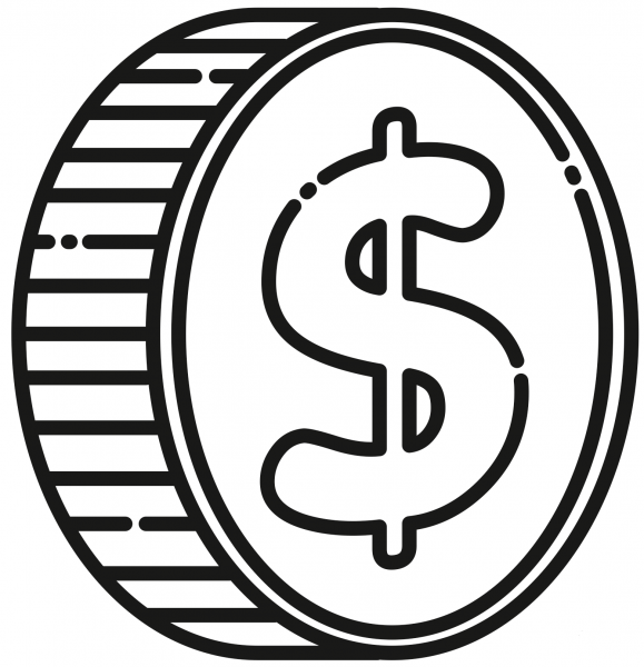 Dime coloring page image