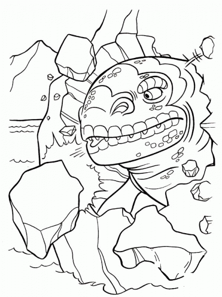 Dinosaur coloring page image