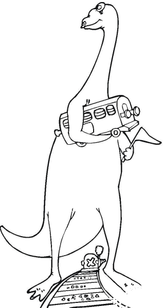 Dinosaur Train coloring page image