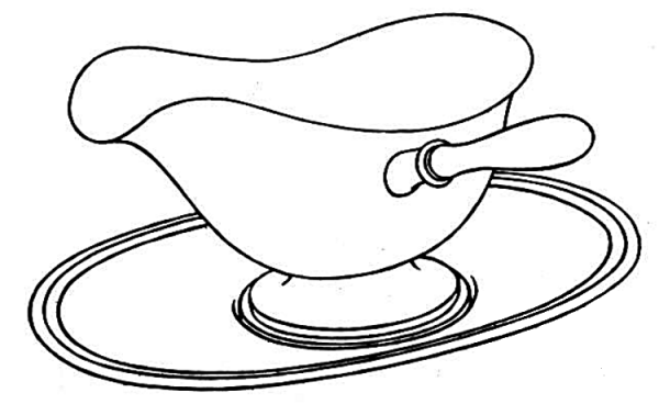 Dish  coloring page image