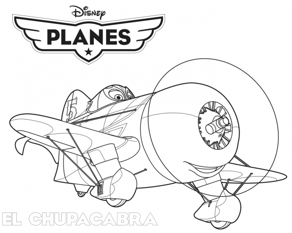 Disney Planes El Chupacabra coloring page image